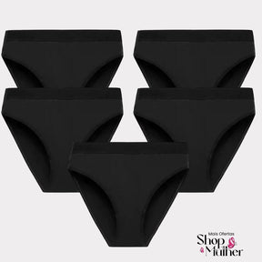 [LANÇAMENTO! PROMOÇÃO COMPRE 3 LEVE 5] Calcinha CottonConfort PREMIUM® Cós Médio - [FRETE GRÁTIS]